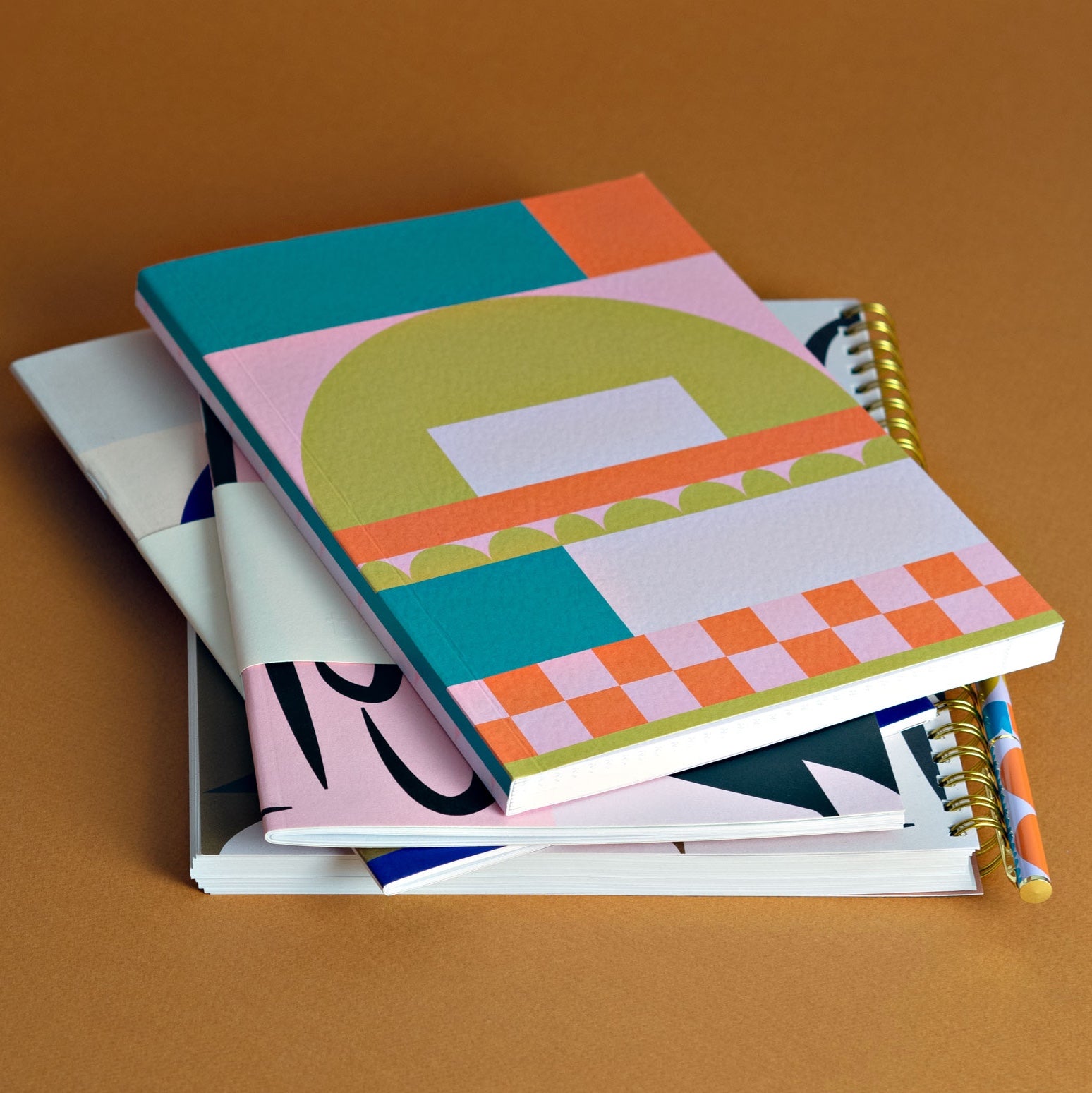 Flat Lay Notebooks