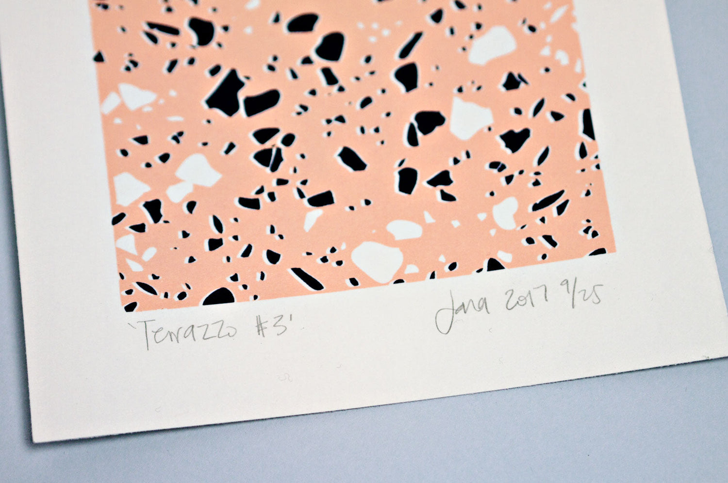 The Completist Terrazzo #3 Limited Edition Screen Print