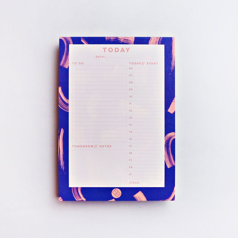 The Completist Sample Sale Shadow Brush Daily Planner Pad