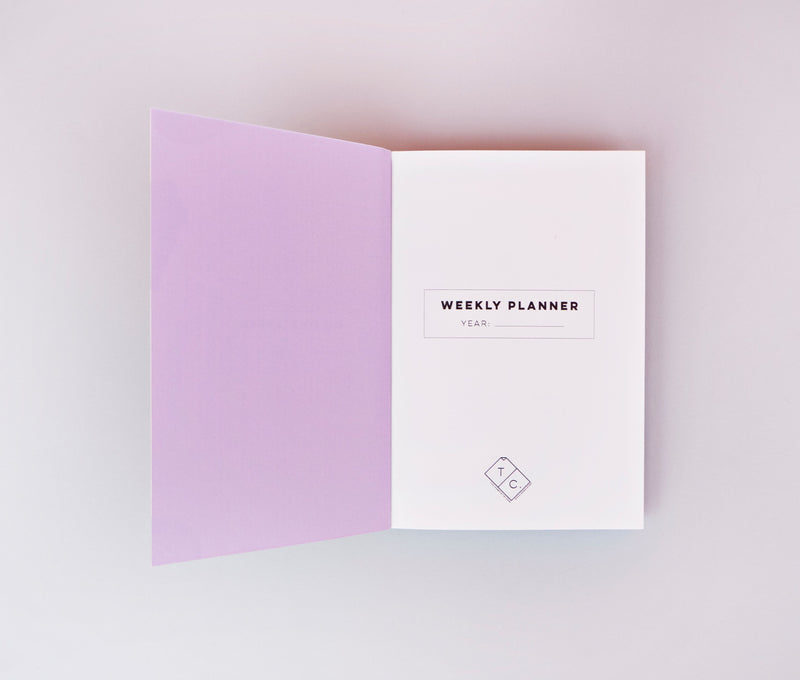 SAMPLE SALE Mulberry A6 Pocket Undated Weekly Planner