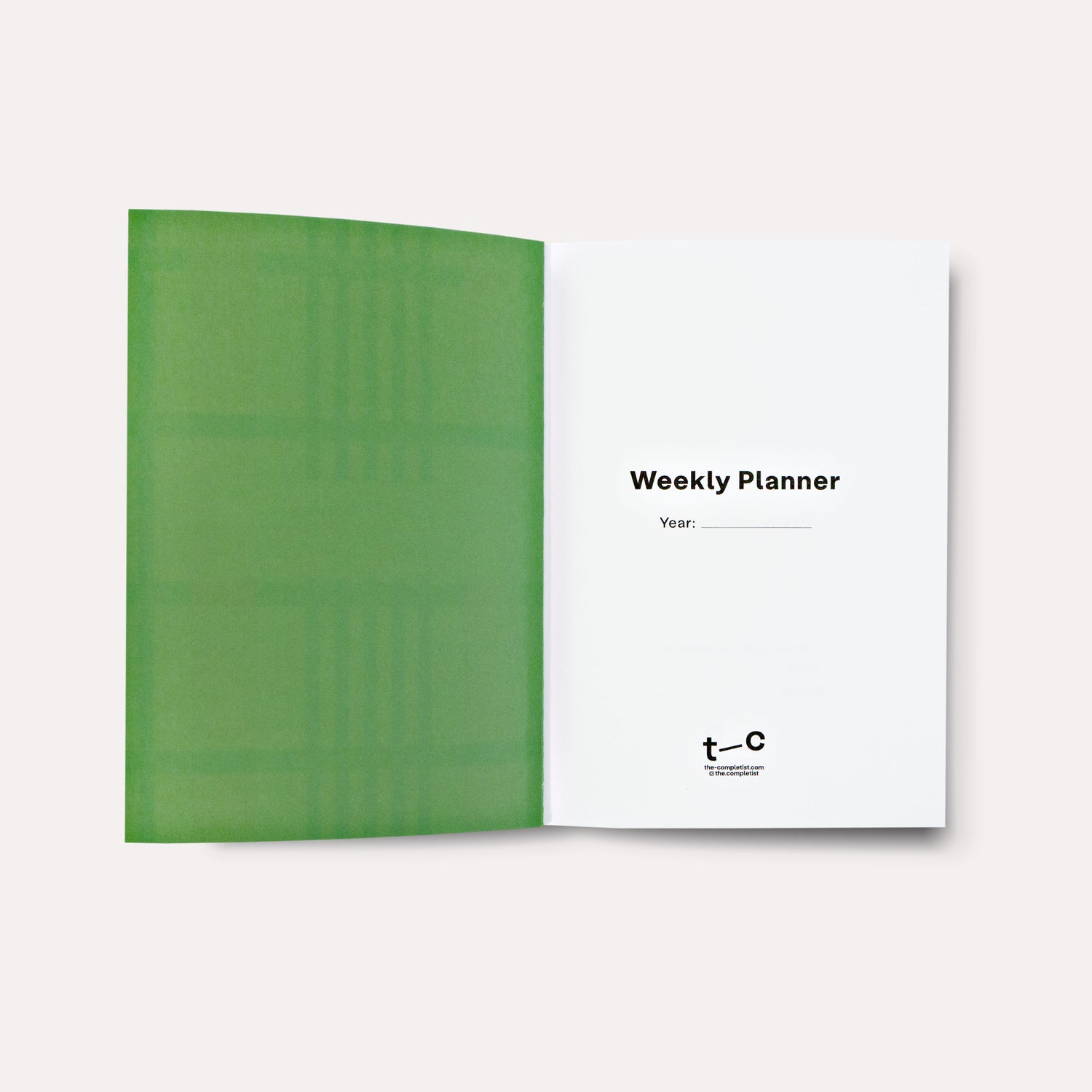Bamboo A6 Undated Pocket Weekly Planner Book