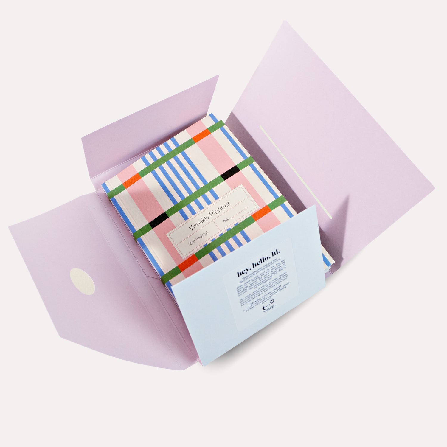Bamboo A6 Undated Pocket Weekly Planner Book