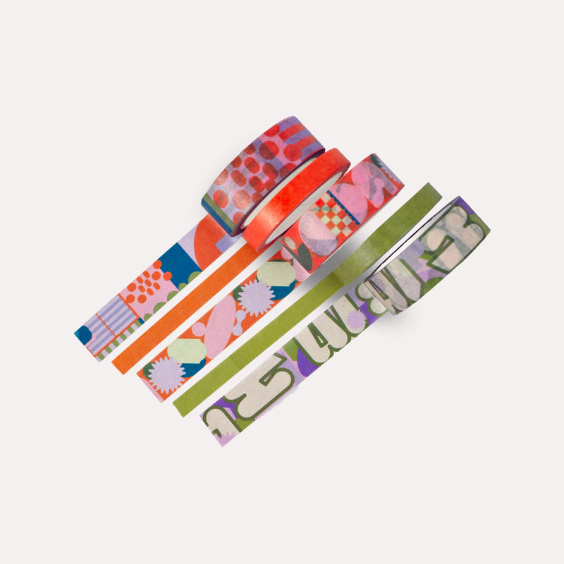 Ginger Mix Washi Tape Set