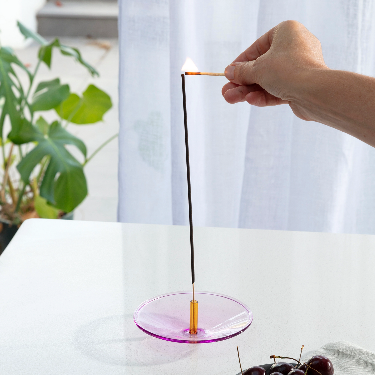Float Glass Incense Holder