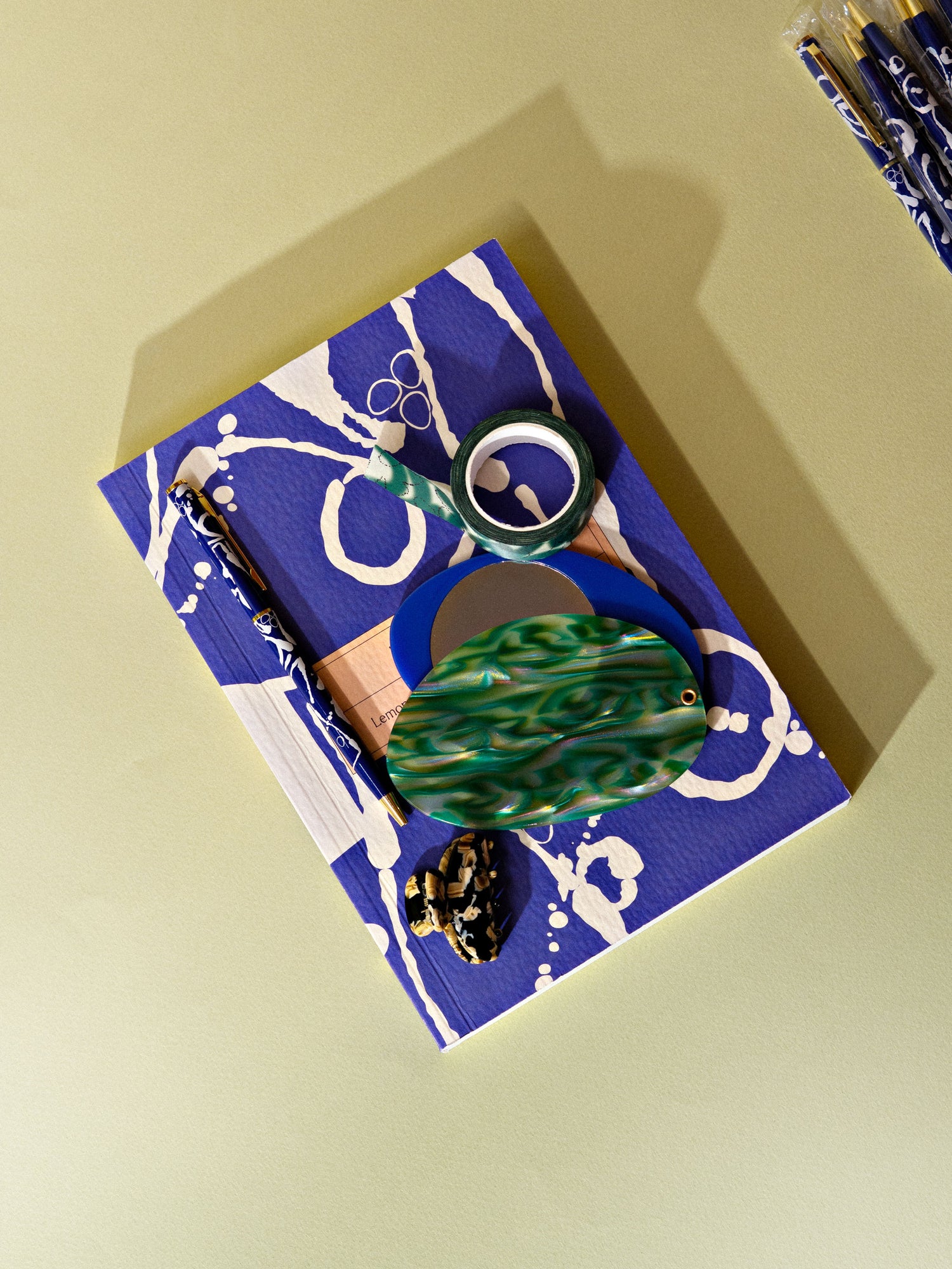 Etc.Store - Lottie Mirror in Blue/Malachite