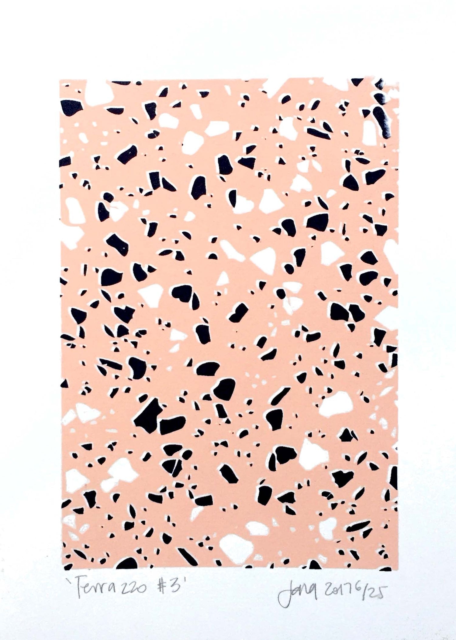 The Completist Terrazzo #3 Limited Edition Screen Print