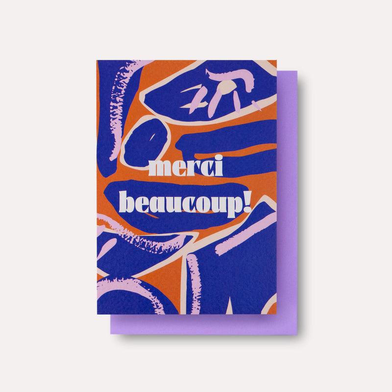Capri Merci Beaucoup Card