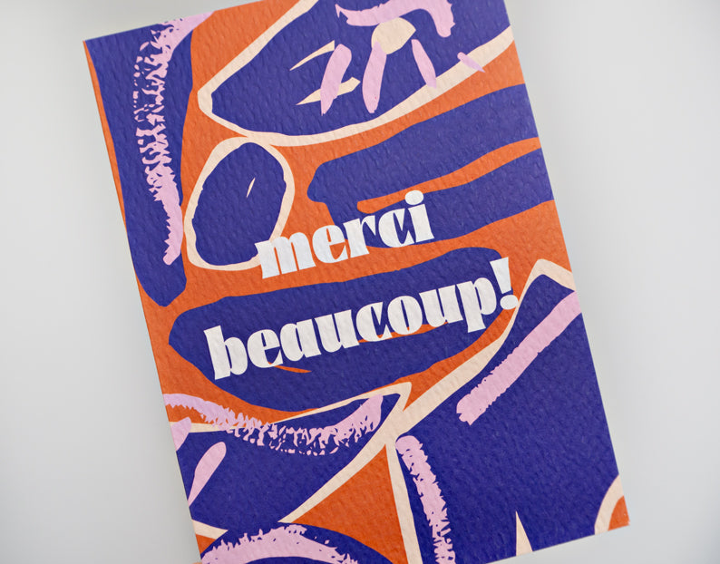 Capri Merci Beaucoup Card