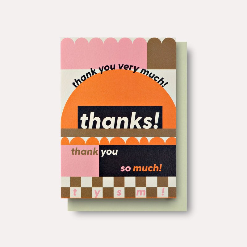 Ginger TYSM Card