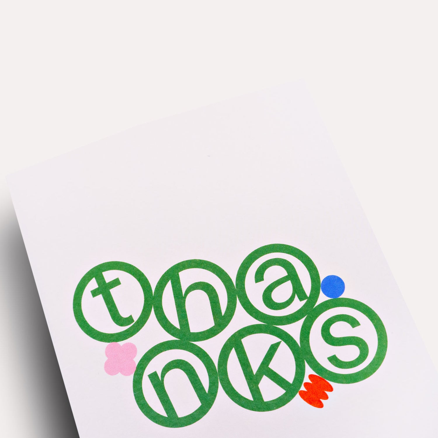 Ivy Thanks Card