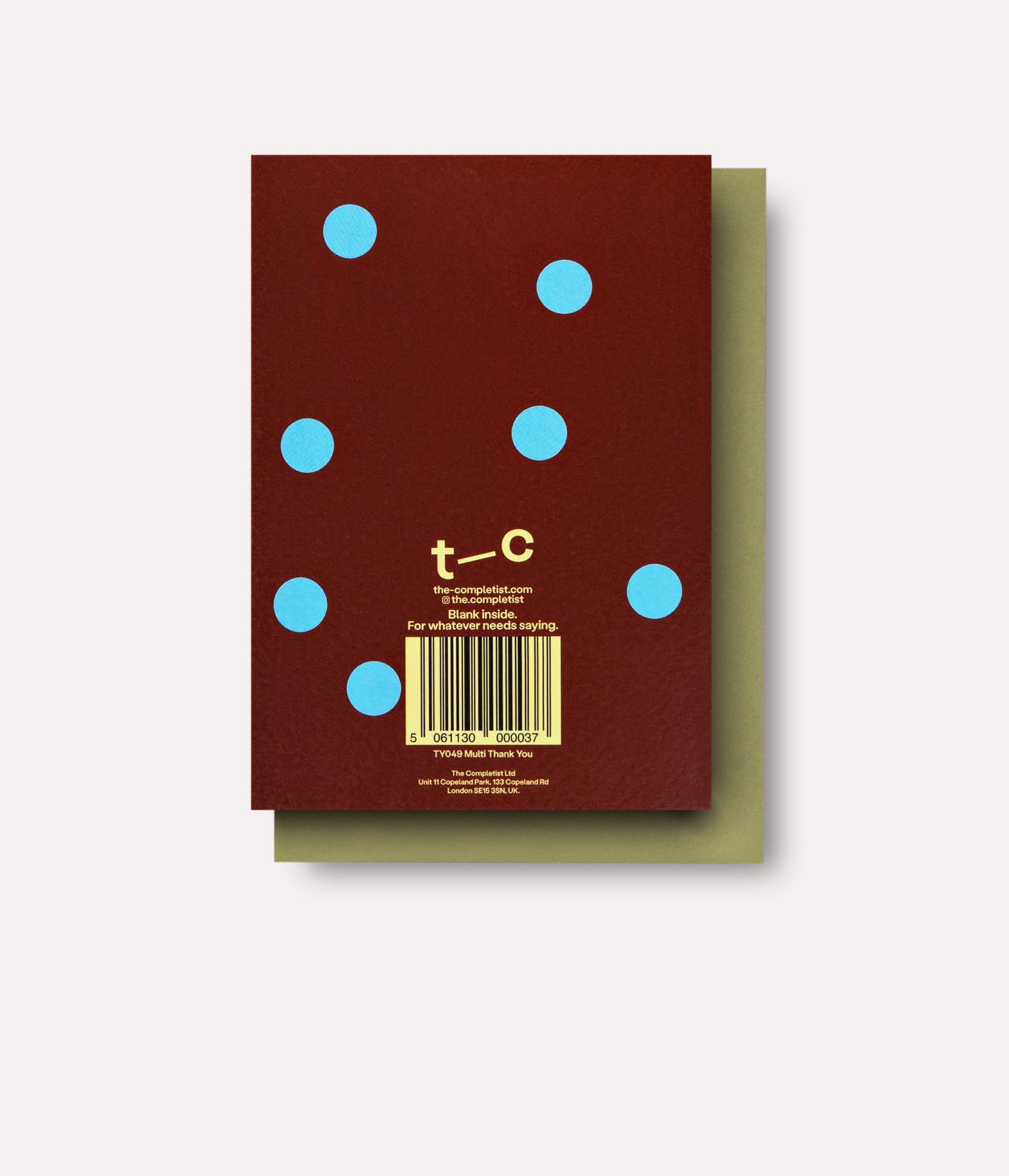 Multi Thank You Card
