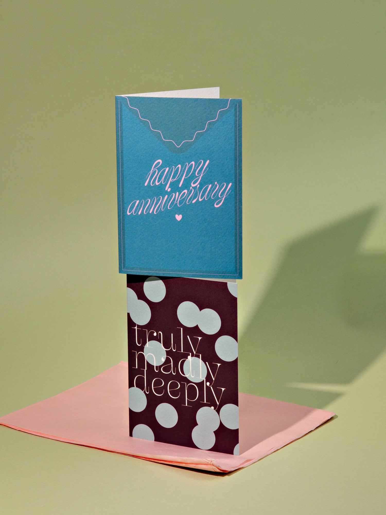 Postal Happy Anniversary Card