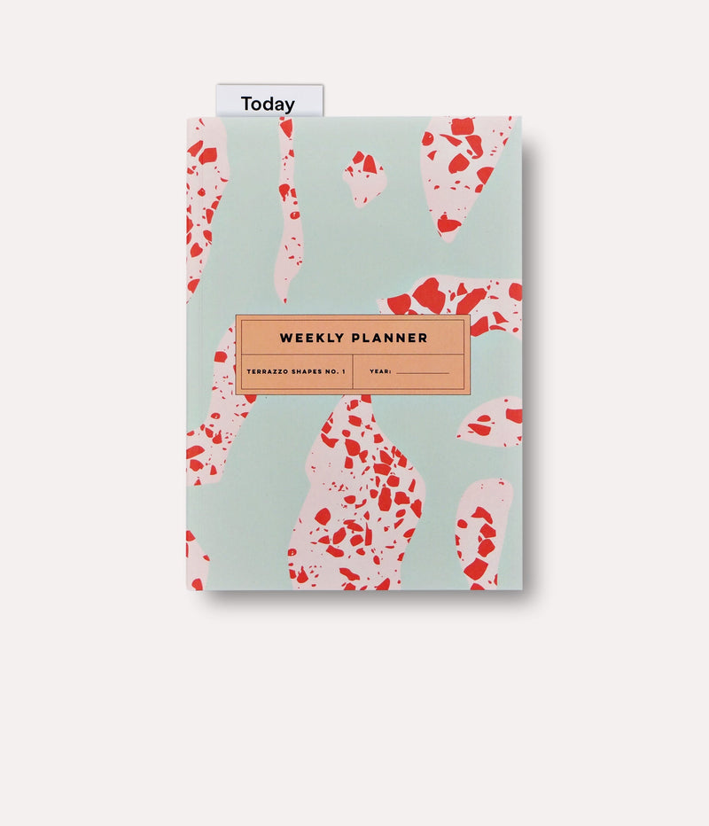 SAMPLE SALE Terrazzo Shapes No.1 Undated Weekly Planner Book