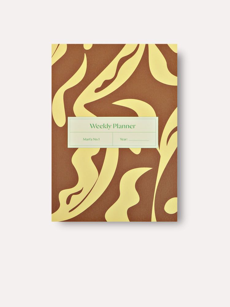 Marfa Undated Weekly Planner Book