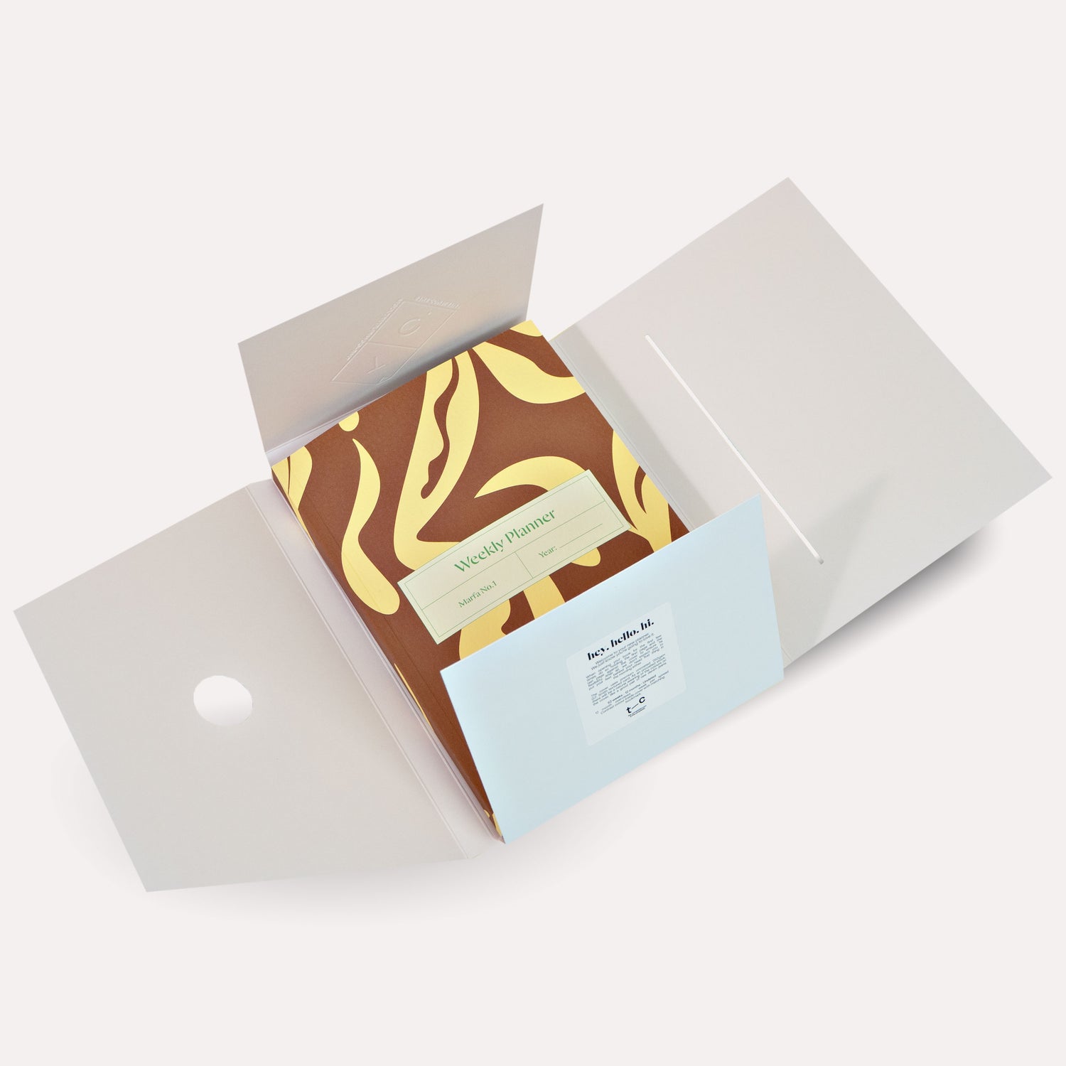 Marfa Undated Weekly Planner Book