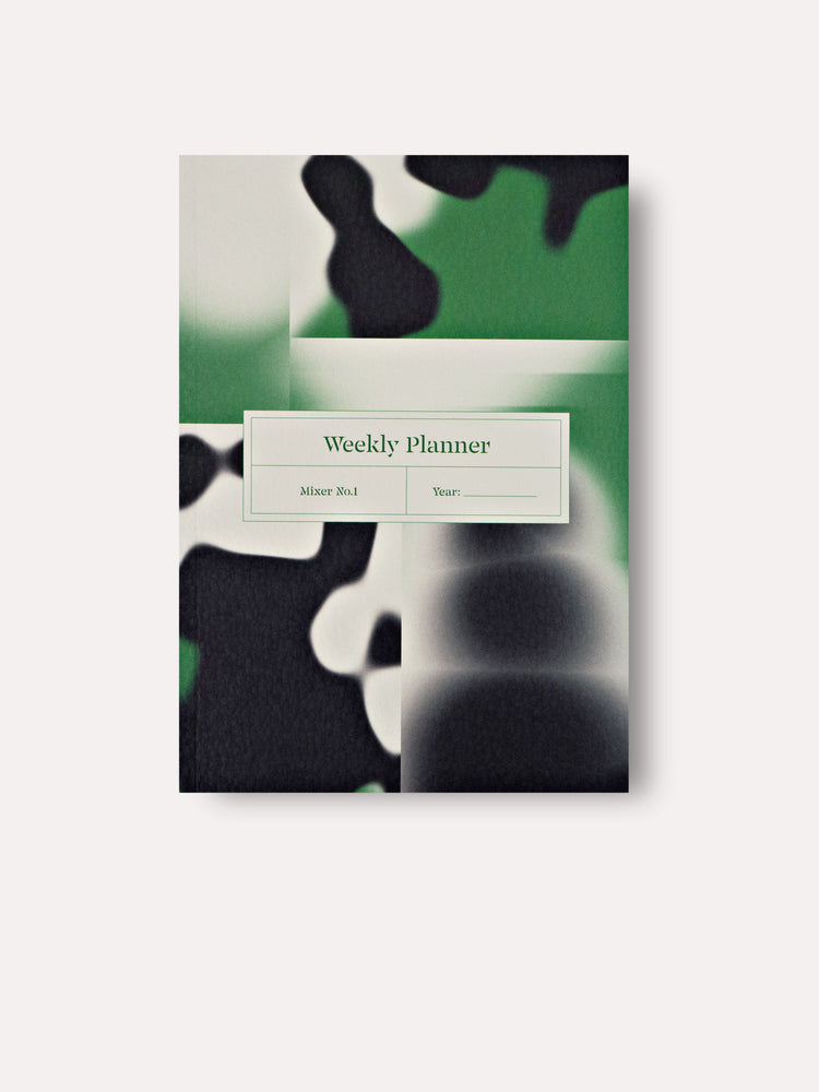 Mixer Undated Weekly Planner Book