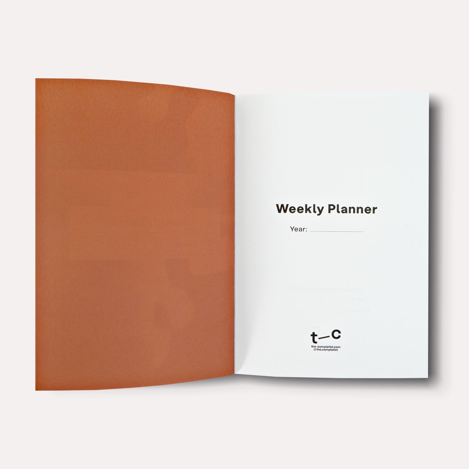 Mixer Undated Weekly Planner Book