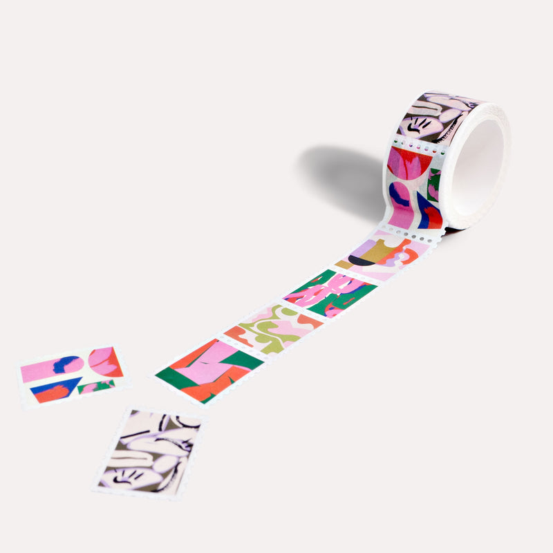 Capri Mix Stamp Washi Tape
