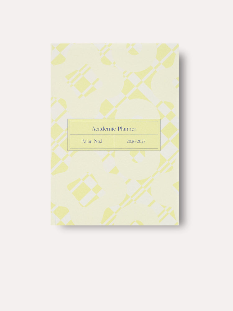 Palau 2026-2027 Academic Weekly Planner Book