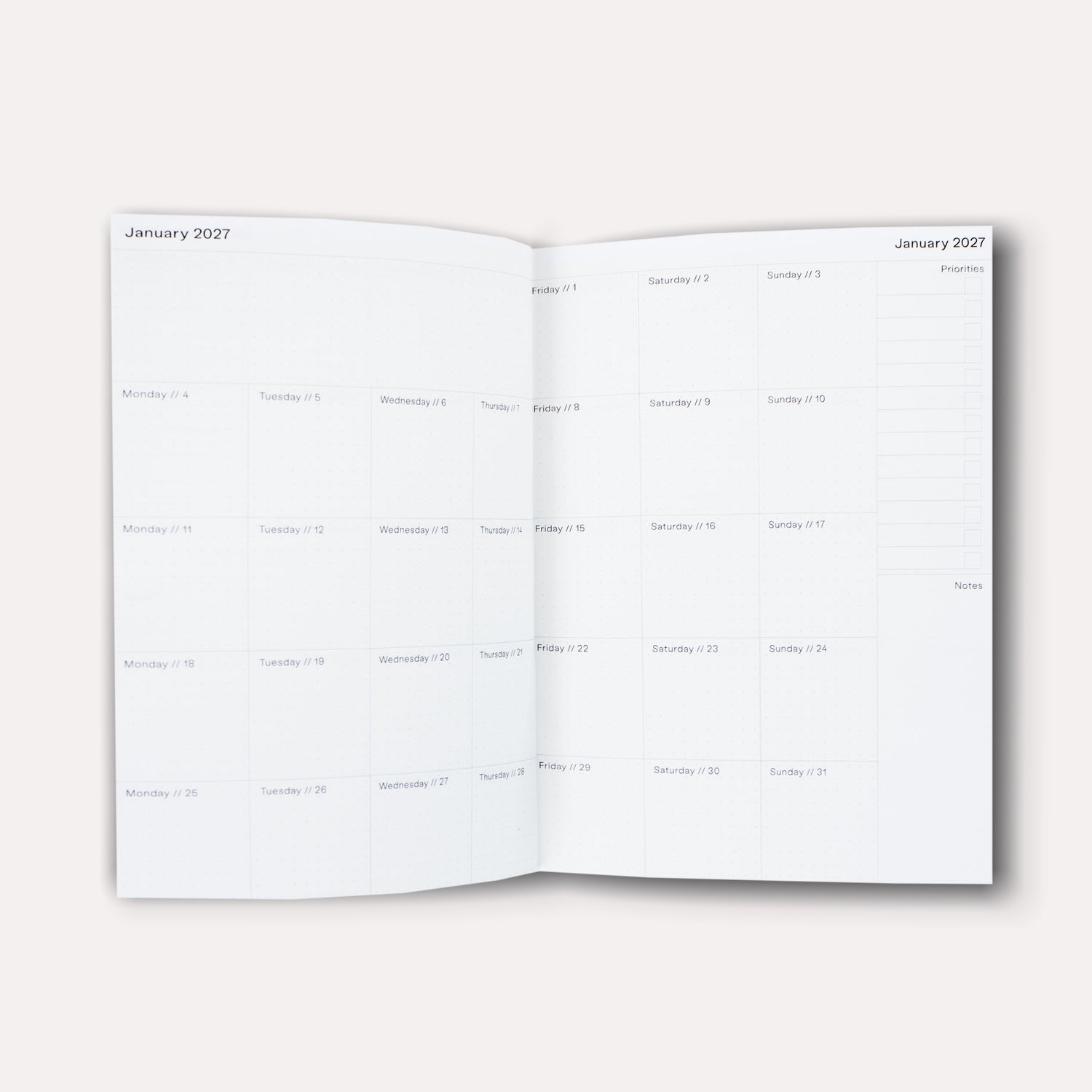 Celine 2026-2027 Academic Weekly Planner Book
