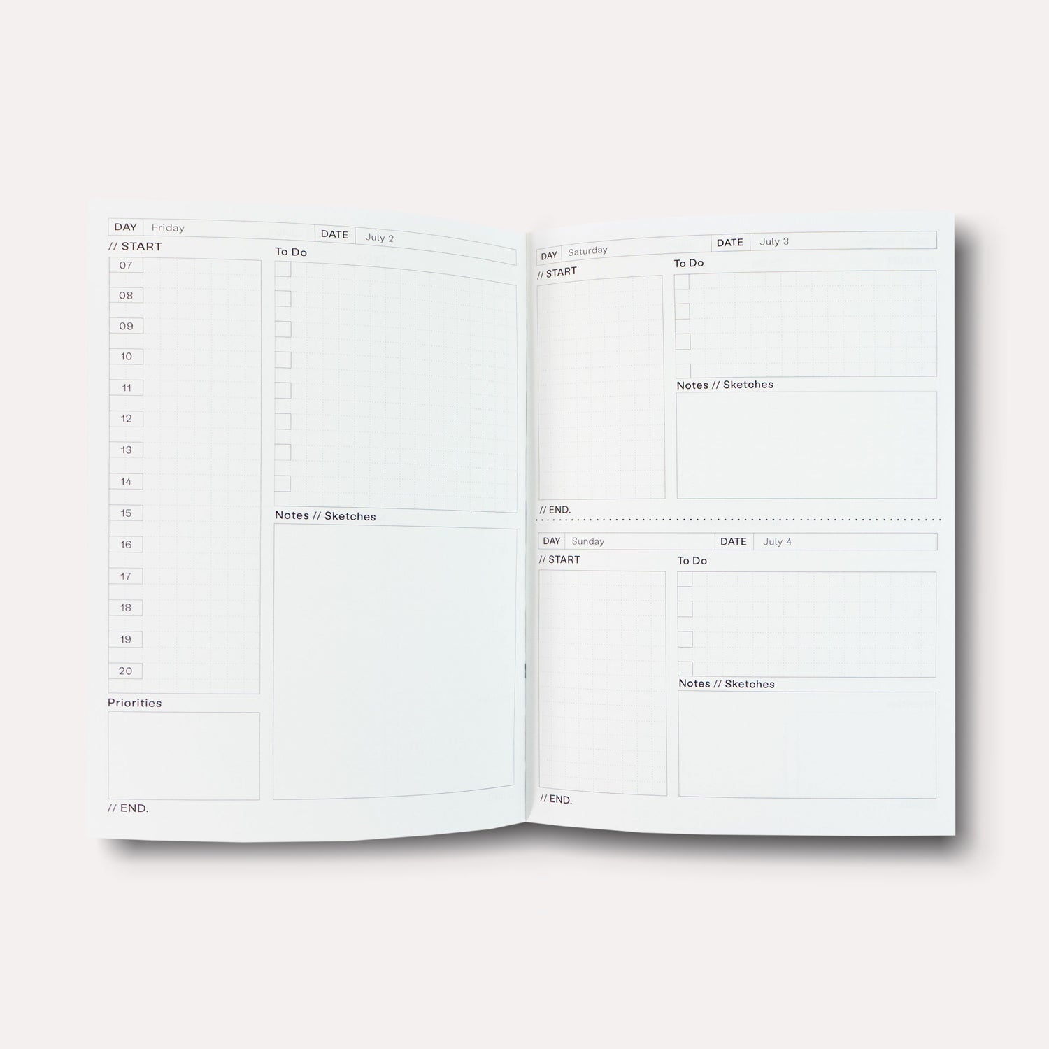 Mixer 2027 Dated Daily Planner Book