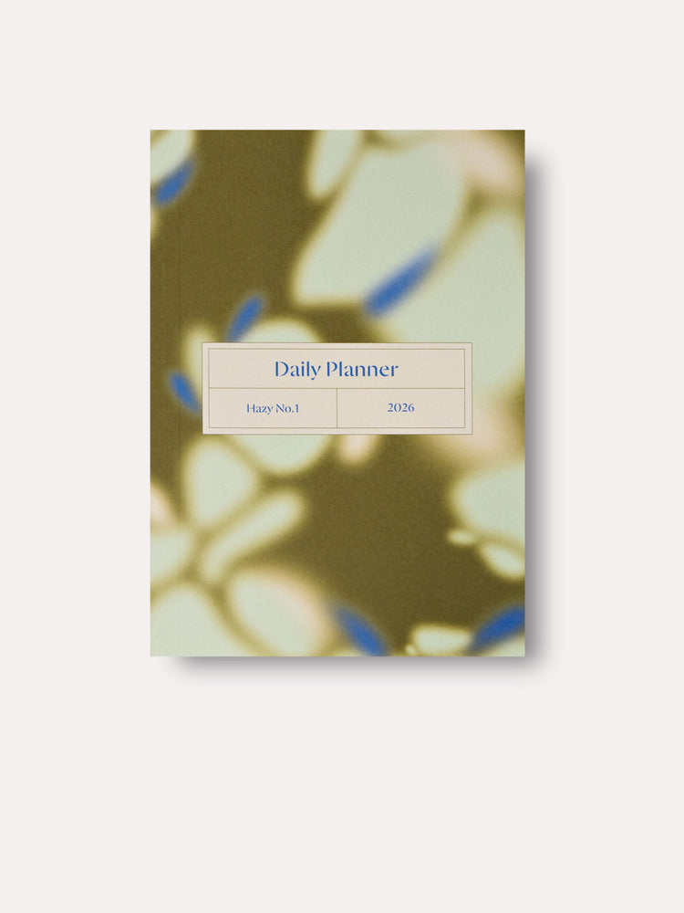Hazy 2026 Daily Planner Book