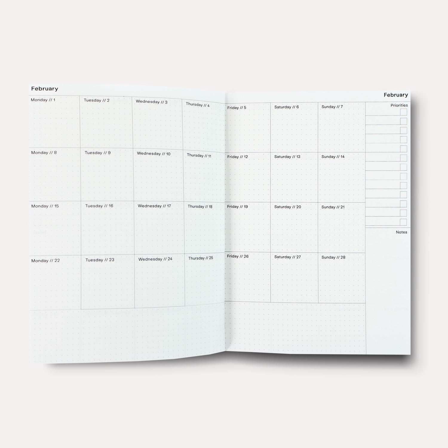 Marshmallow 2027 Dated Weekly Planner Book