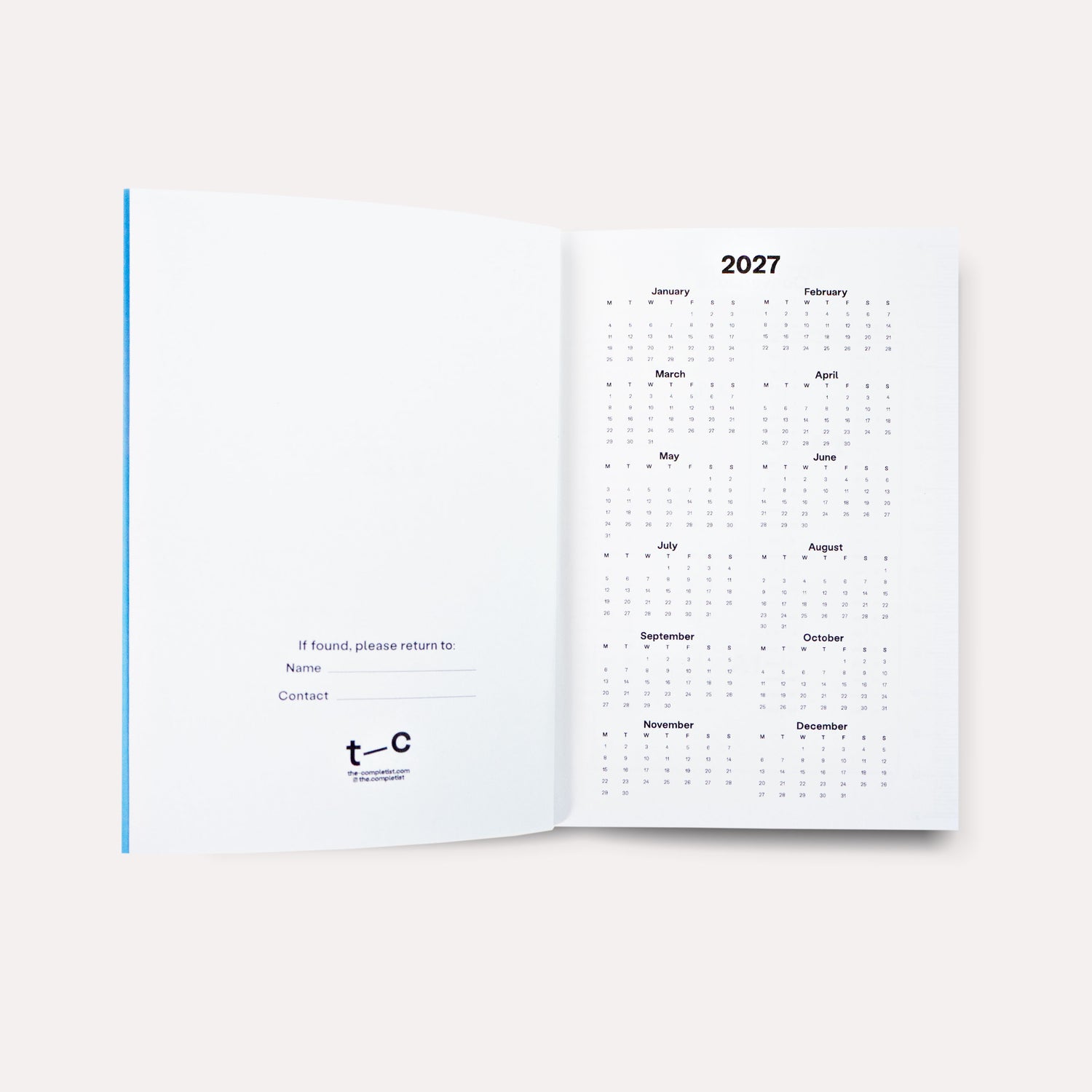 Mixer 2027 Dated Pocket Weekly Planner Book