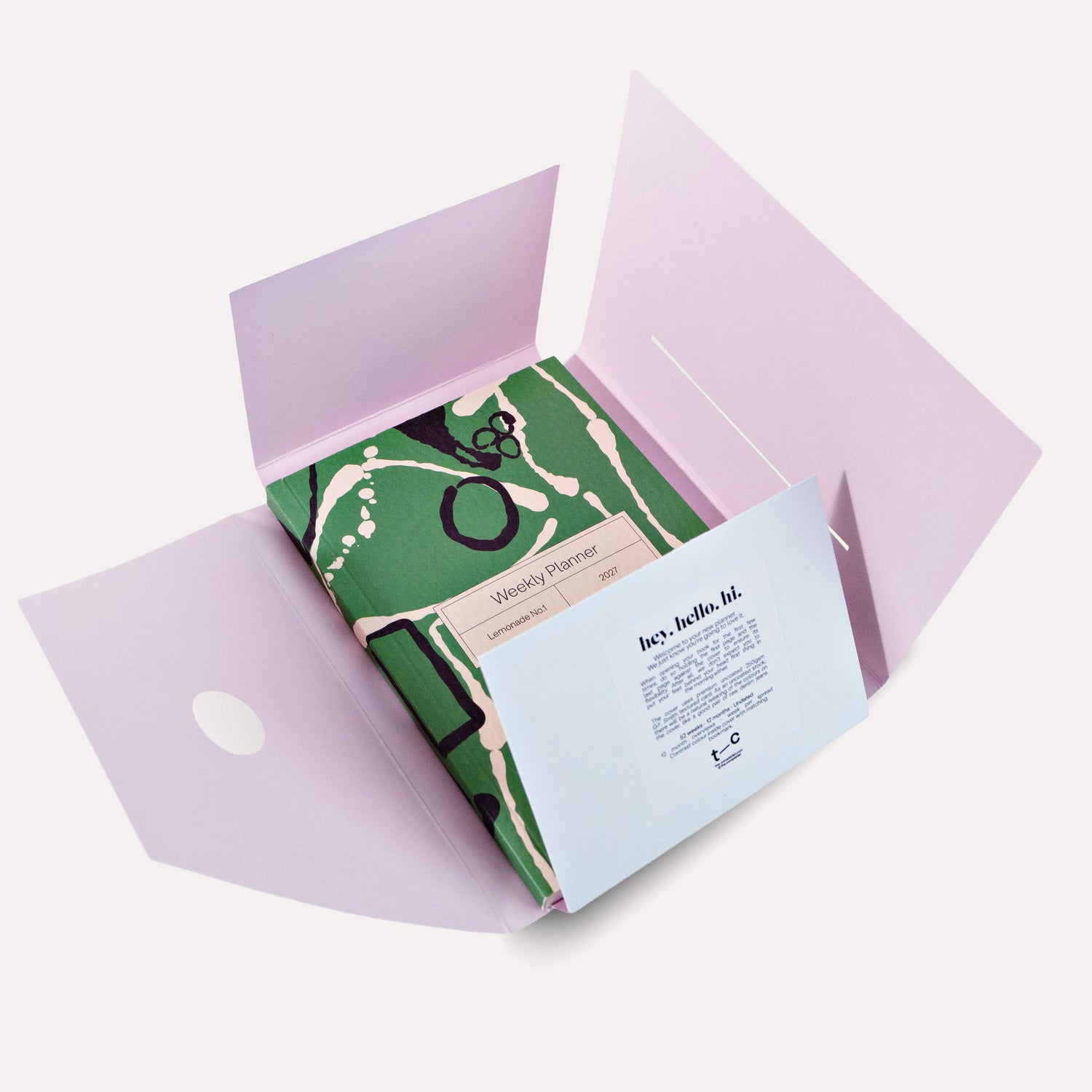 Lemonade 2027 Dated Pocket Weekly Planner Book