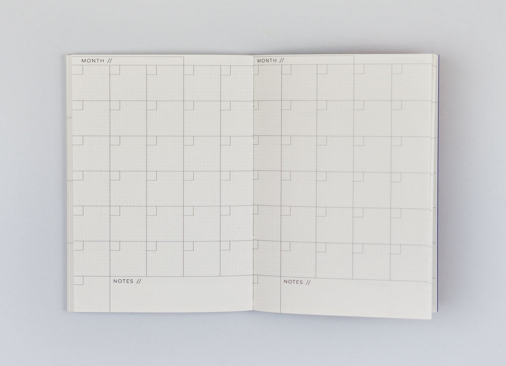 The Completist Brooklyn pocket layflat undated planner