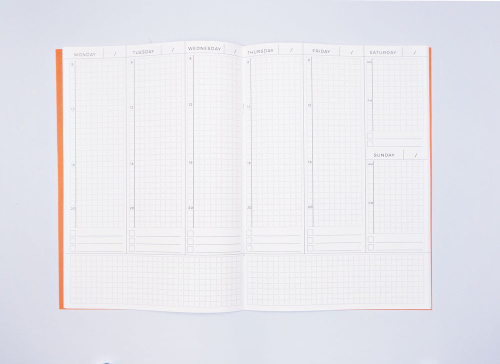 The Completist terrazzo shapes undated agenda book