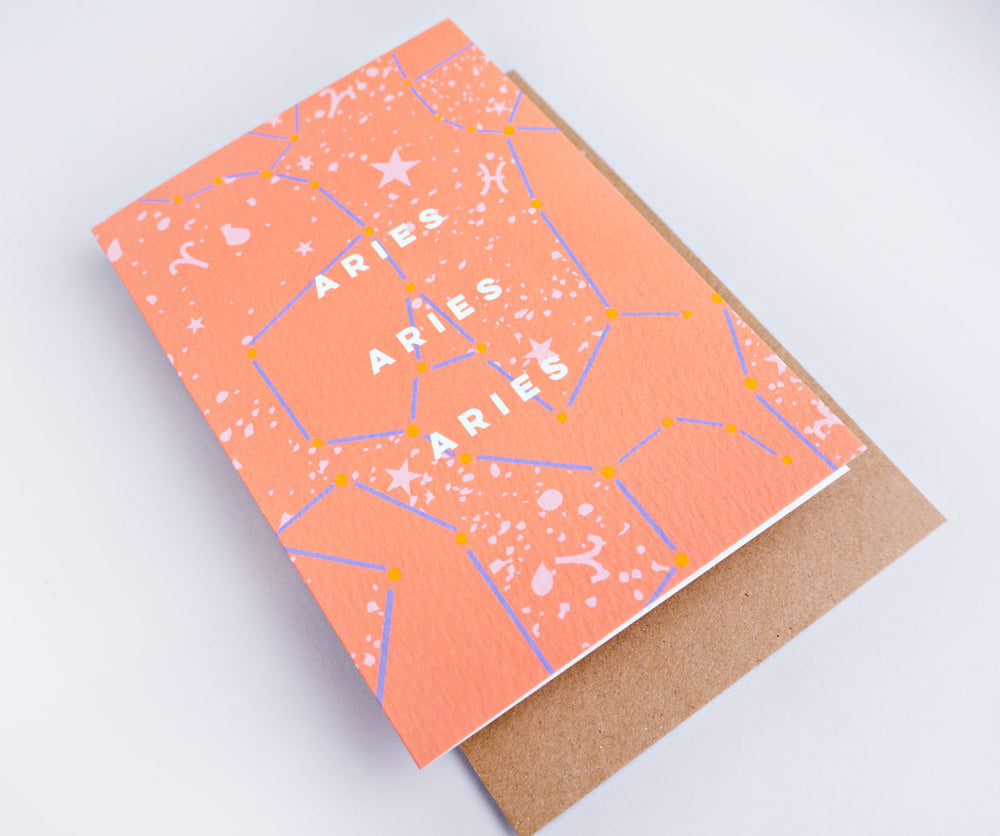 The Completist Aries cosmic birthday card