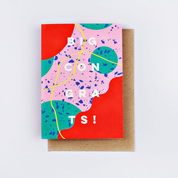 The Completist Brooklyn congrats card
