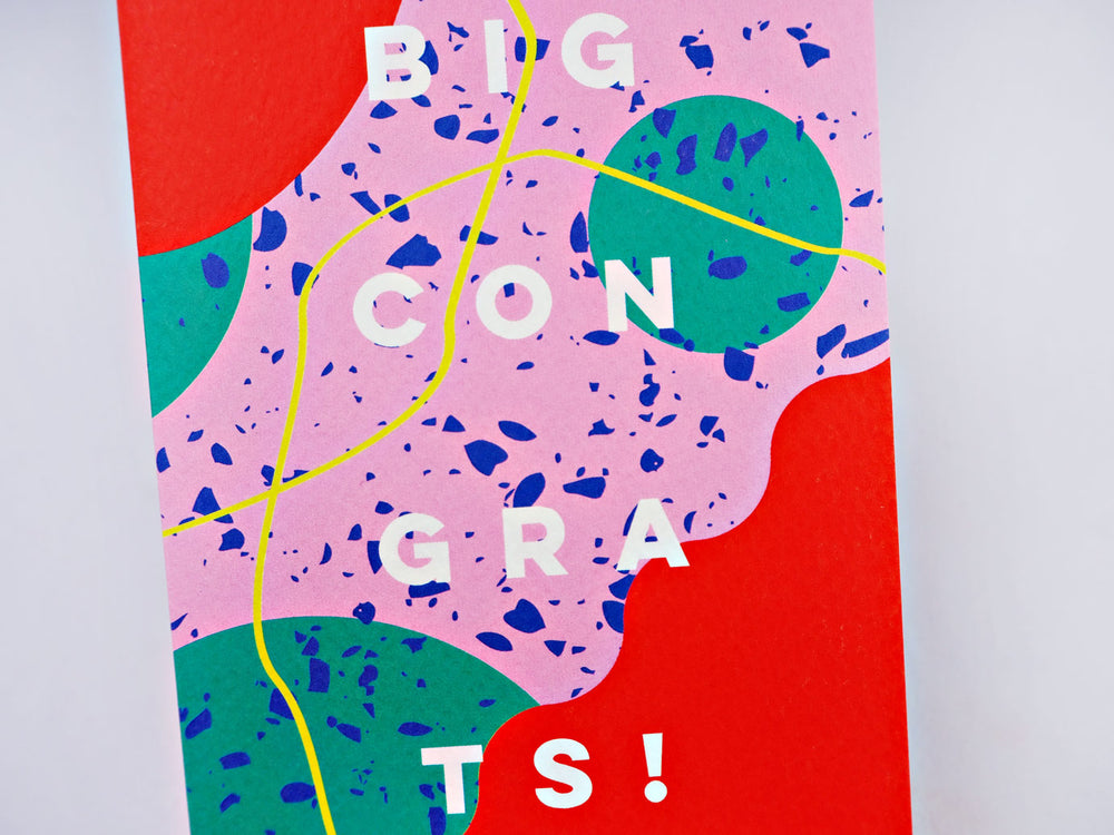 The Completist Brooklyn congrats card
