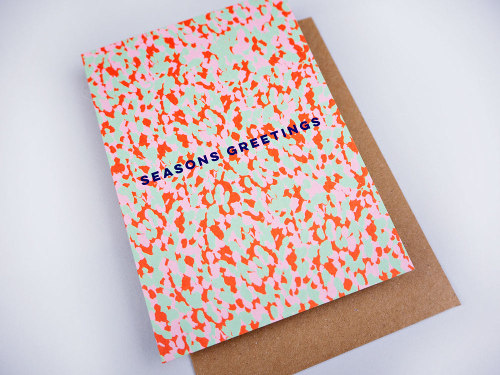 Christmas Pastel Confetti Card