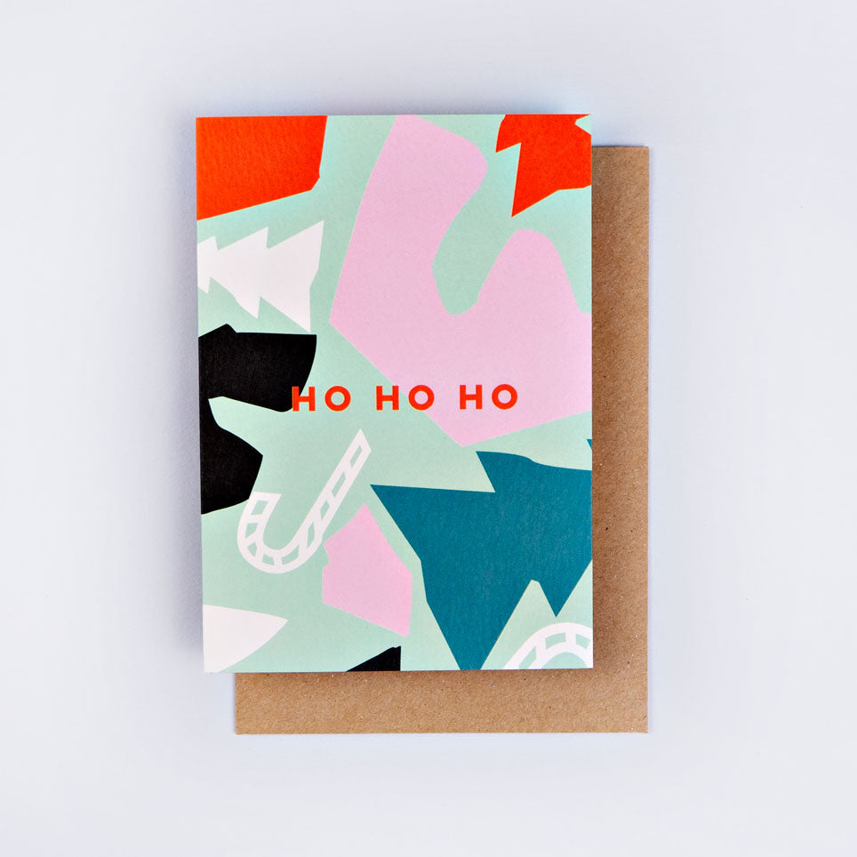 Christmas Cut Out Shapes Card