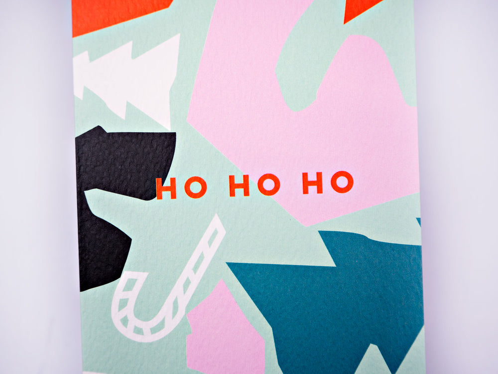 Christmas Cut Out Shapes Card