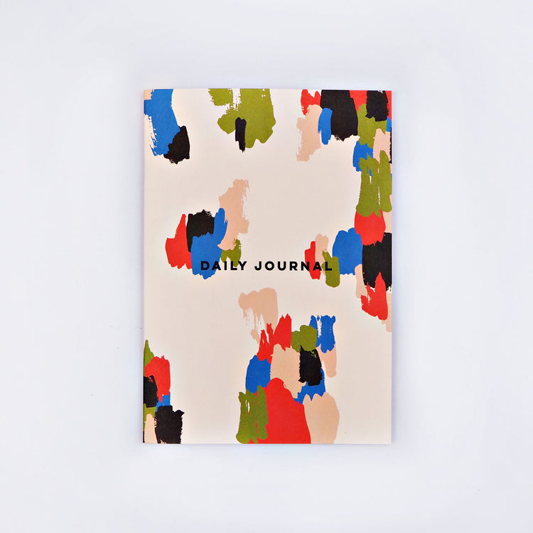 The Completist smudge painterly print daily journal