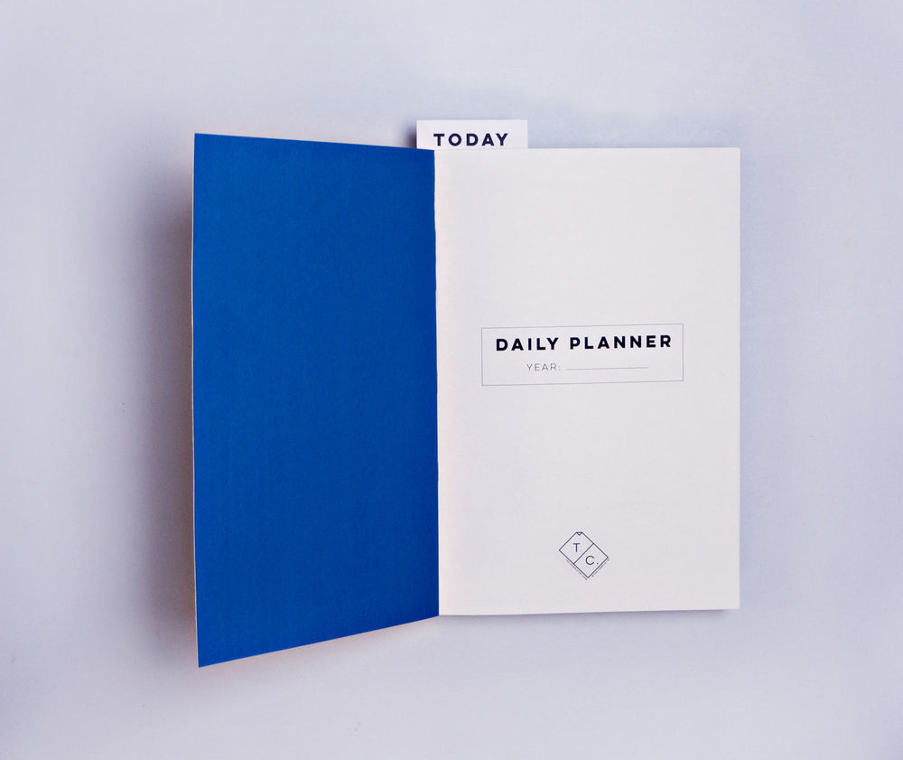 The Completist bookends undated daily planner book