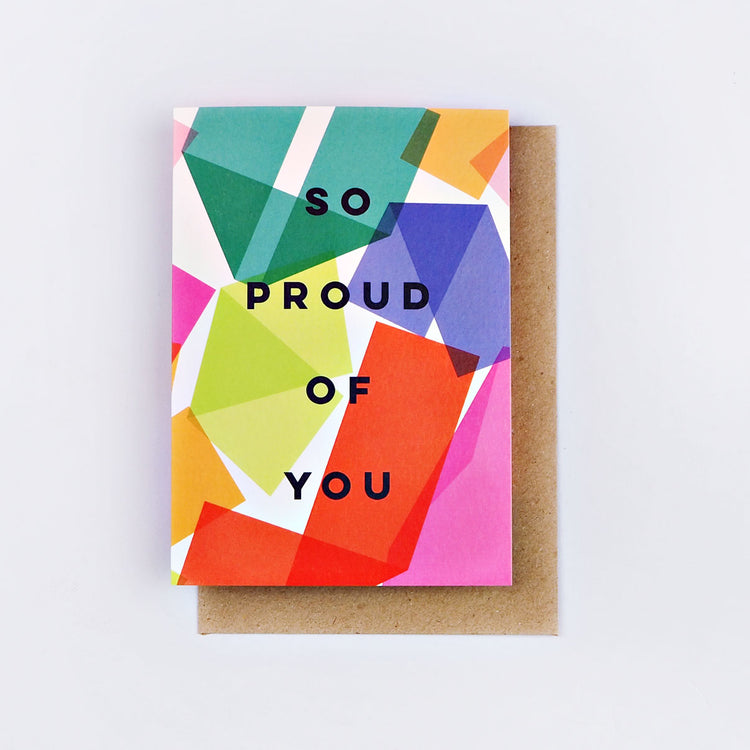 The Completist origami so proud of you card