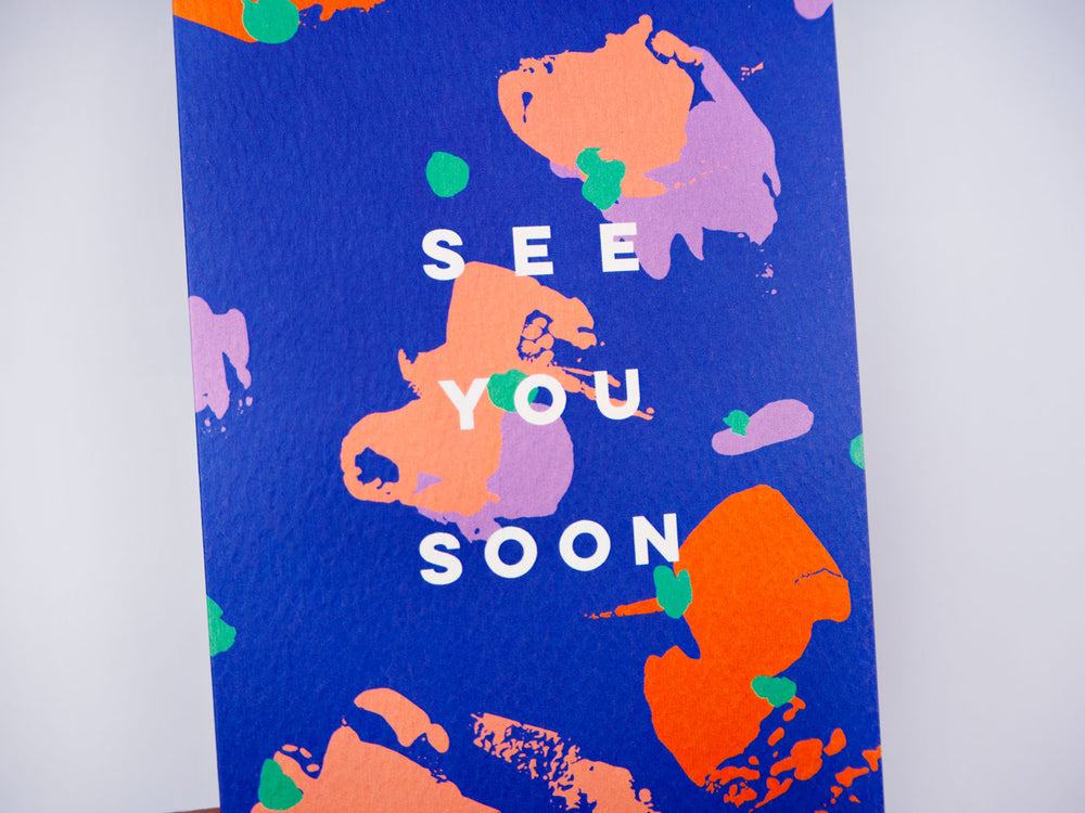 The Completist see you soon farewell card