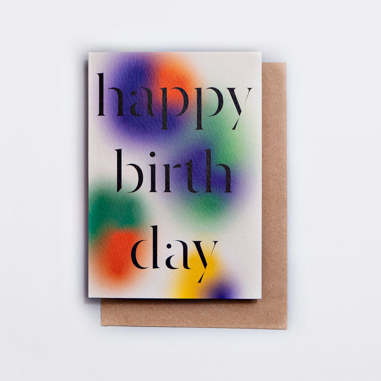 Gradient Birthday Card