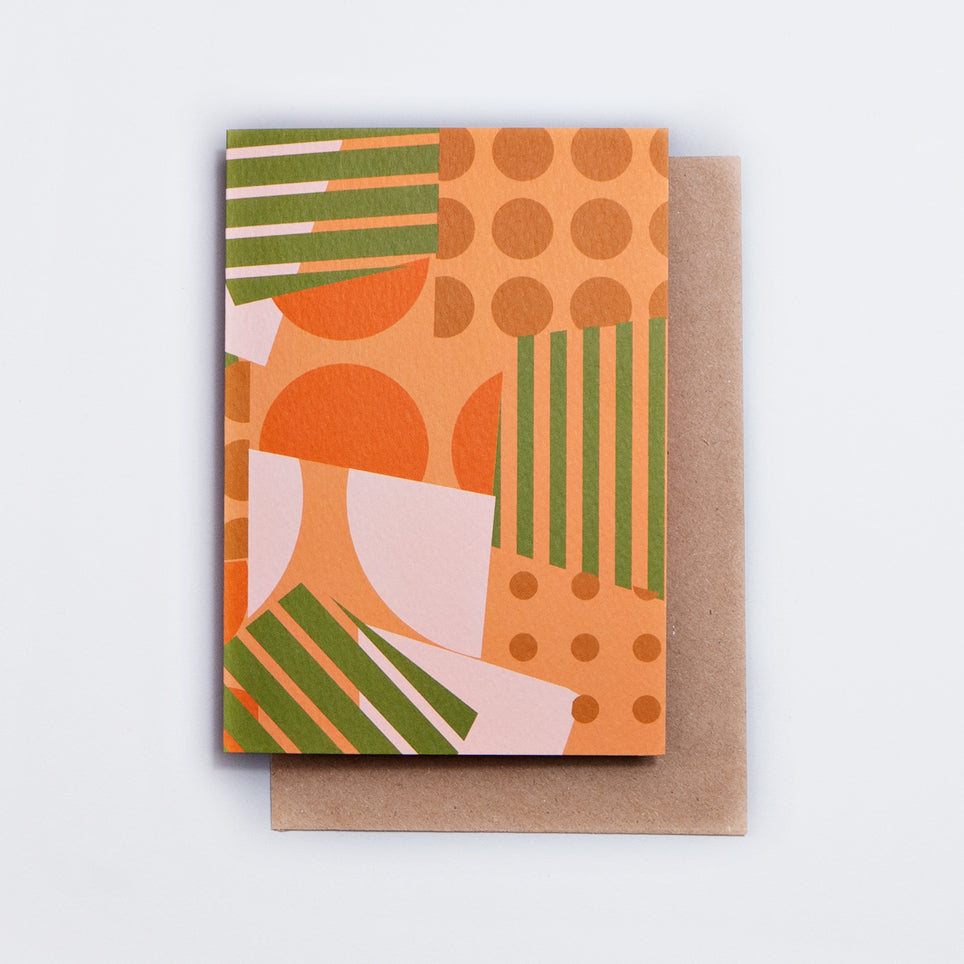 Spots + Stripes Art Card