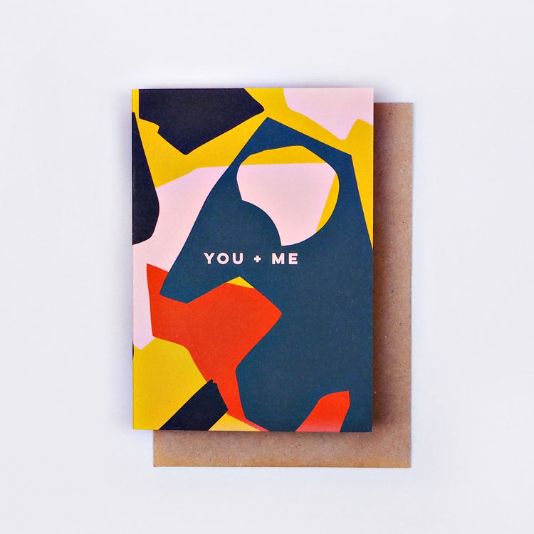 The Completist shapes you and me love card