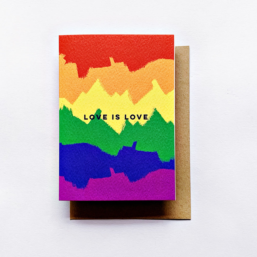 The Completist love is love pride card