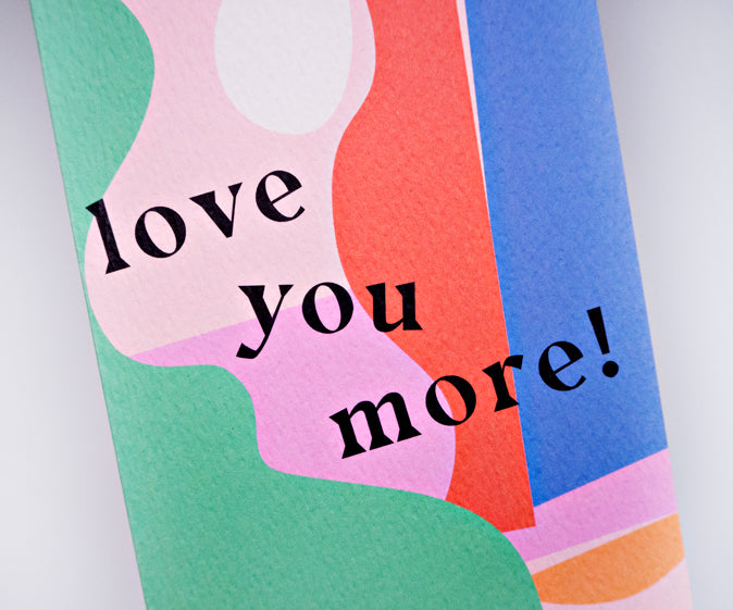 Barcelona Love You More Card