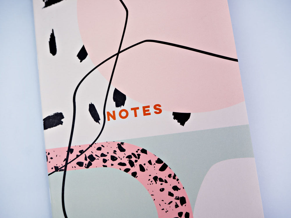 The Completist pastel New York notebook