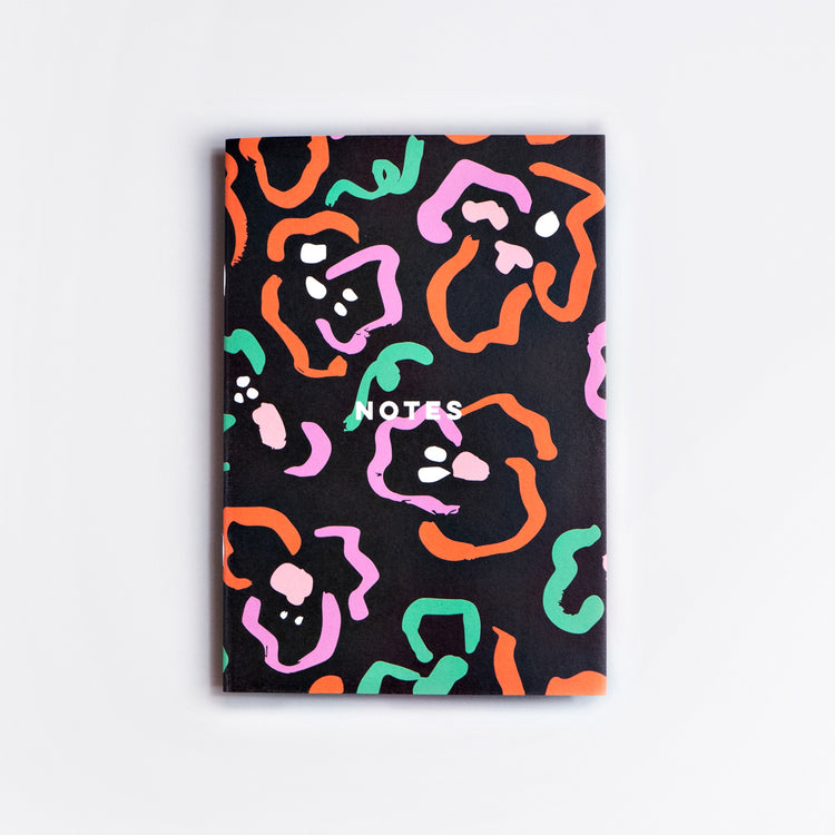 Ghost Flower Slimline Notebook