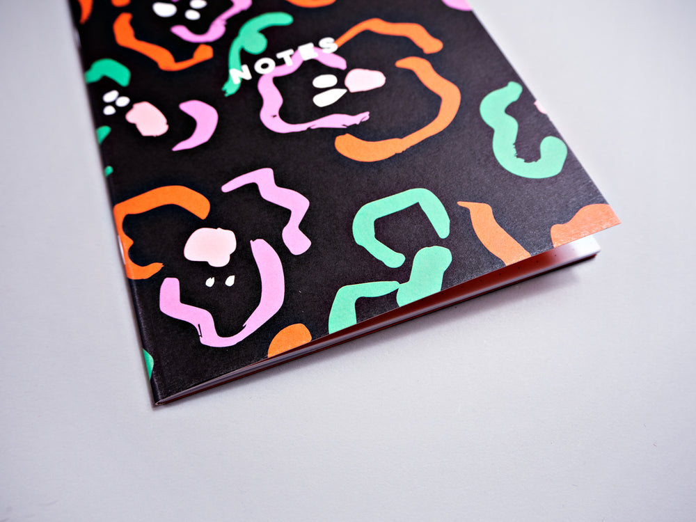 Ghost Flower Slimline Notebook