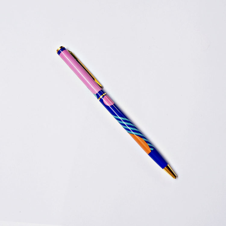 The Completist Miami refillable metal ball point pen